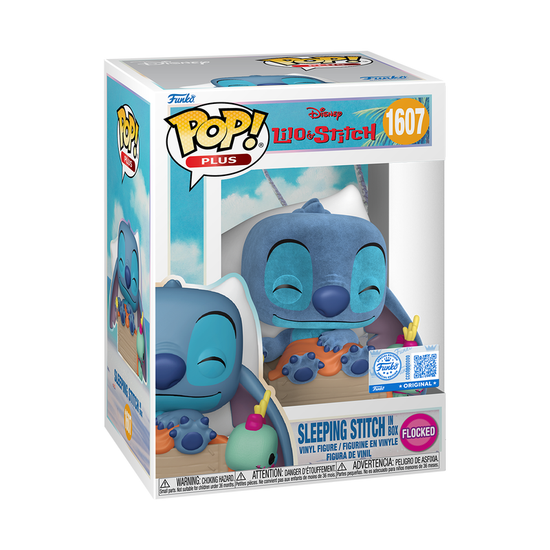 Lilo & Stitch (Sleeping Stitch) Flocked - 1607